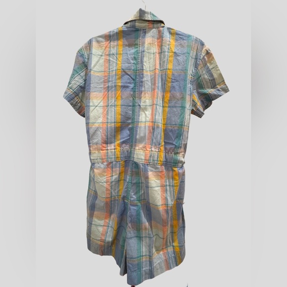 Gap Pastel Plaid romper - Picture 2 of 3